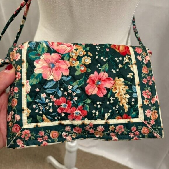 Vera Bradley Handbags - Vera Bradly Cross Body Floral‎ Quilted Small Purse Feminine Spring Casual
